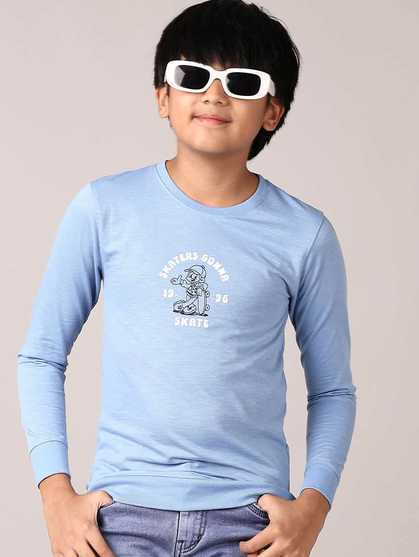 boys printed long sleeves t-shirt - 21545120 -  Standard Image - 1