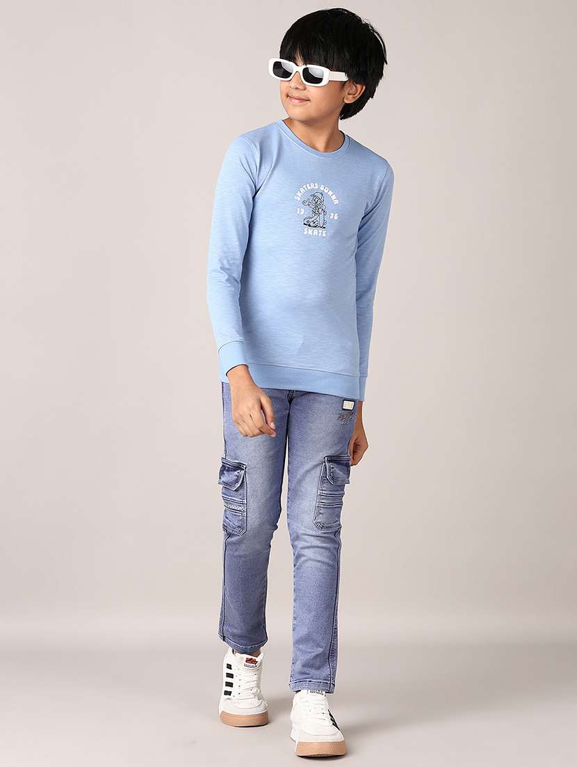 boys printed long sleeves t-shirt - 21545120 -  Standard Image - 4