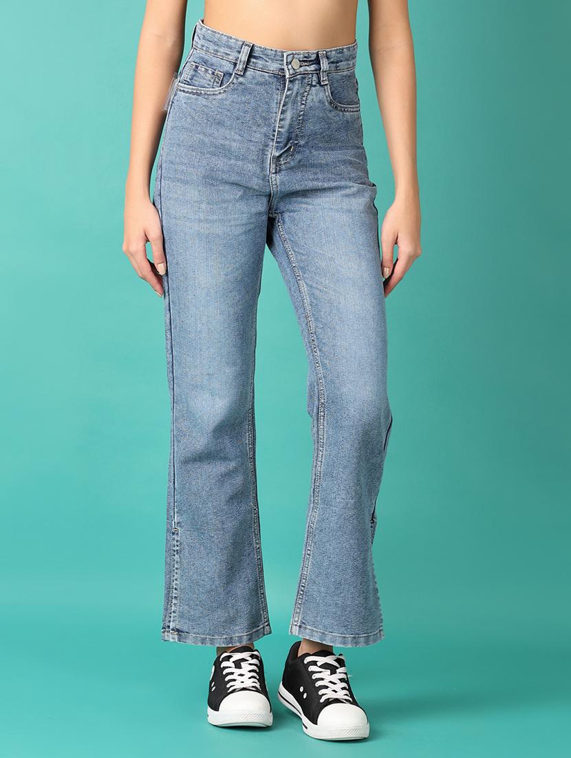 women mid high rise denim jeans