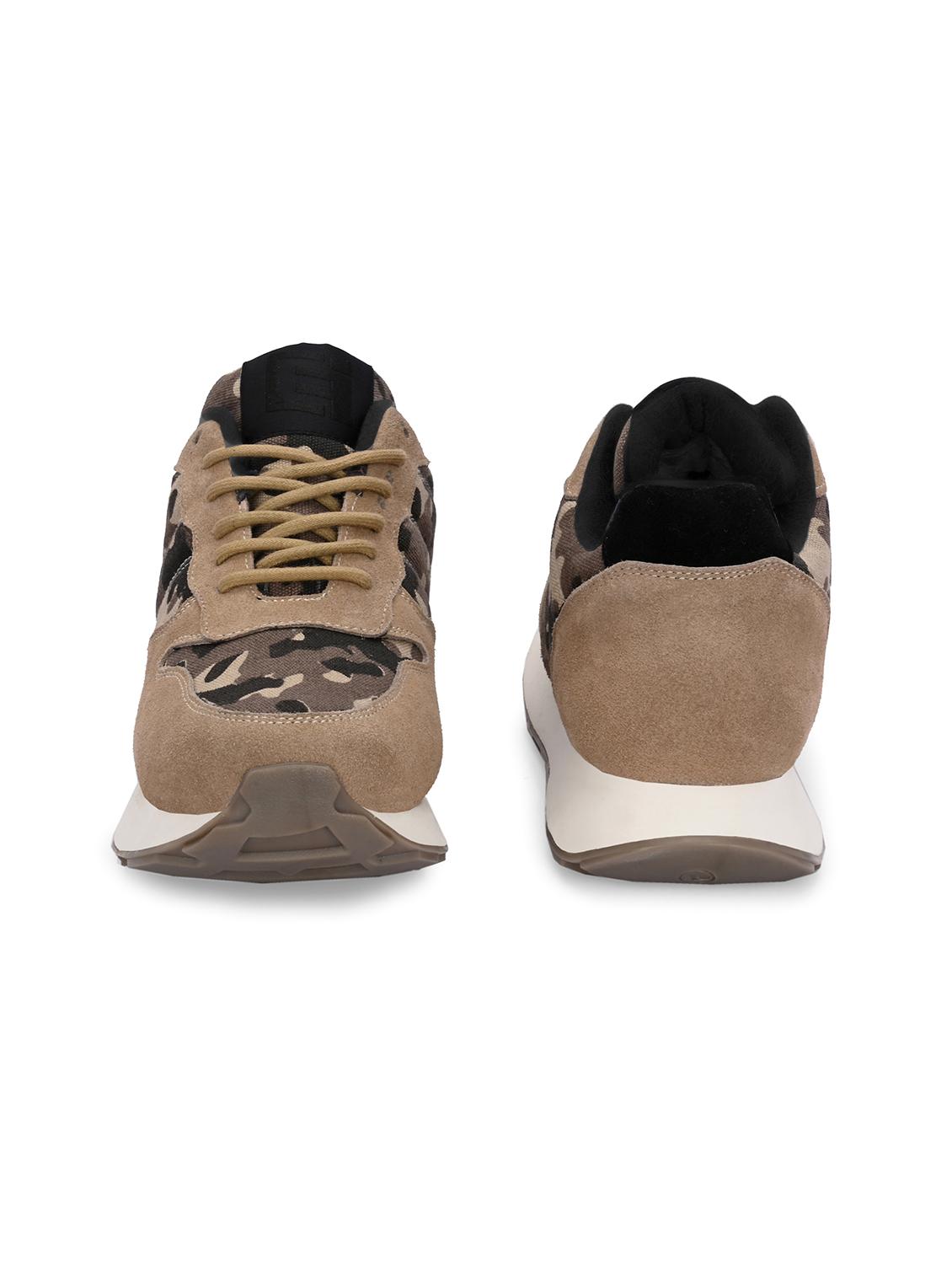 men beige lace up sneaker - 21545419 - Standard Image - 4