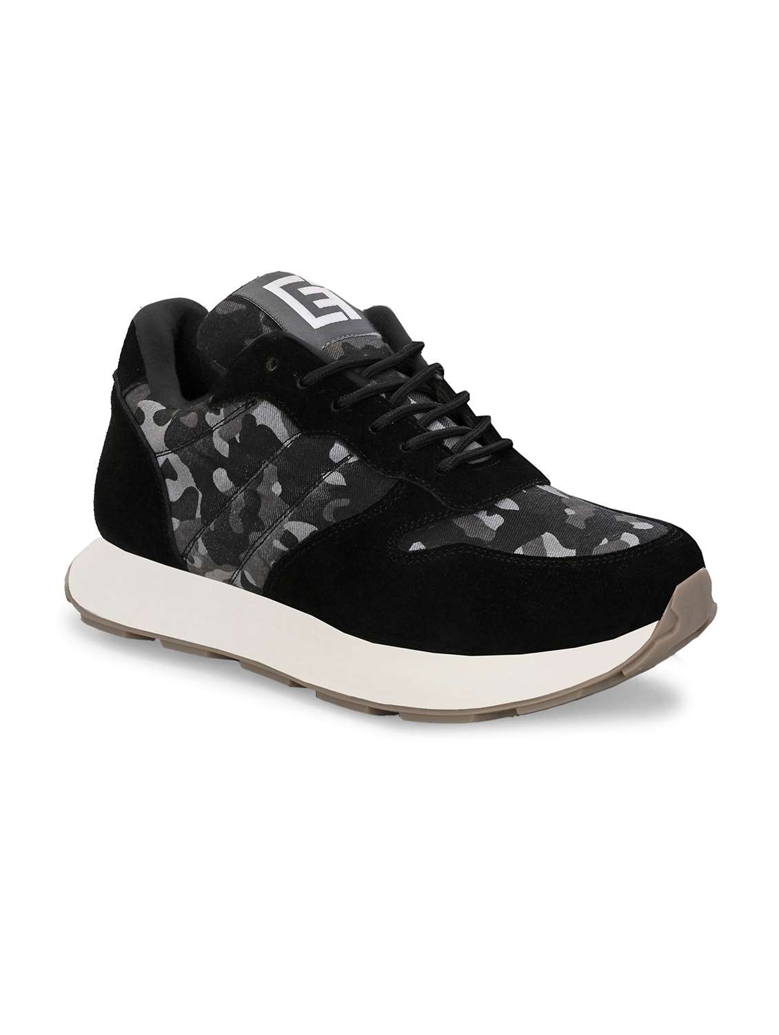 men black lace up sneaker - 21545420 - Standard Image - 1