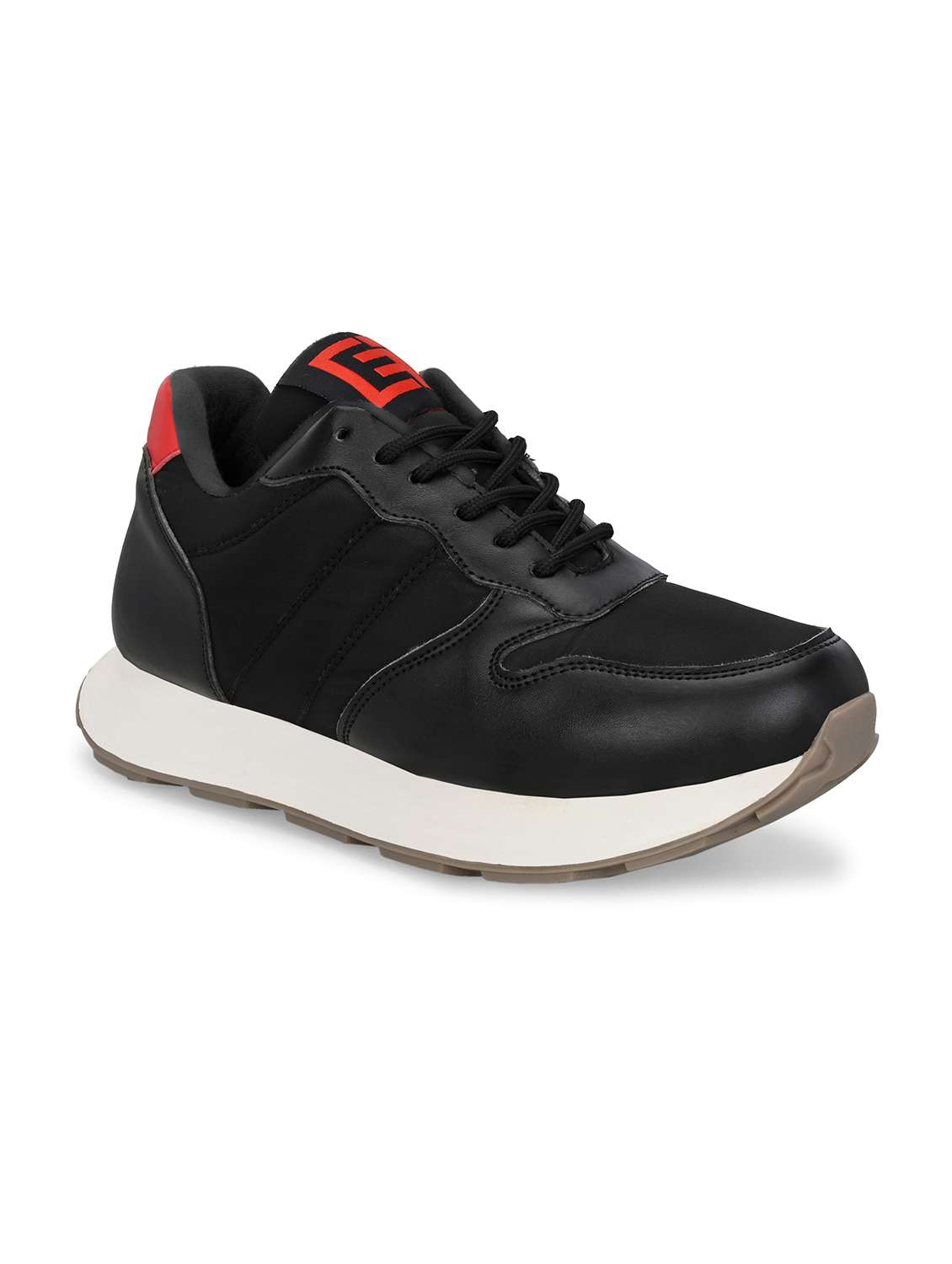 men black lace up sneaker - 21545422 -  Standard Image - 1