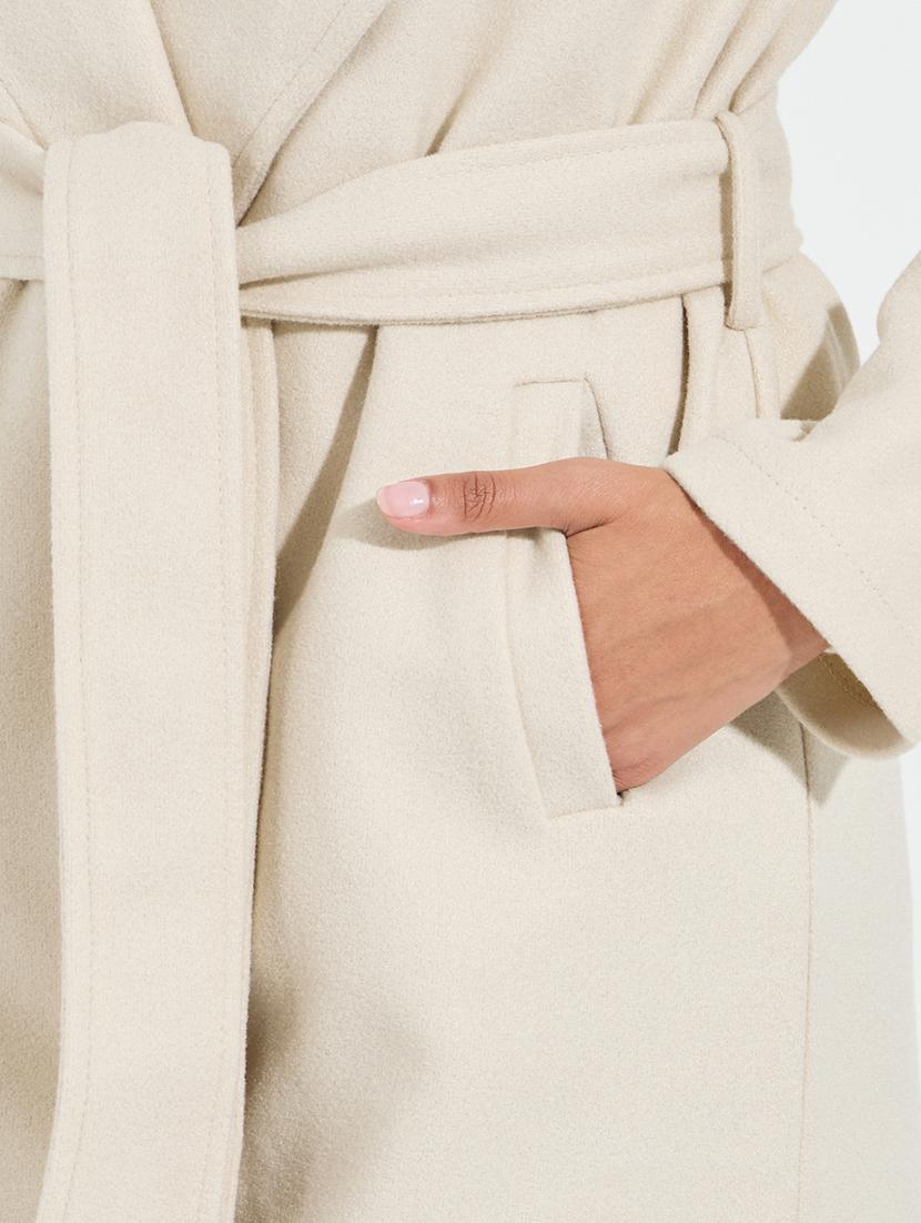 women beige solid trench coat - 21546978 - Standard Image - 4