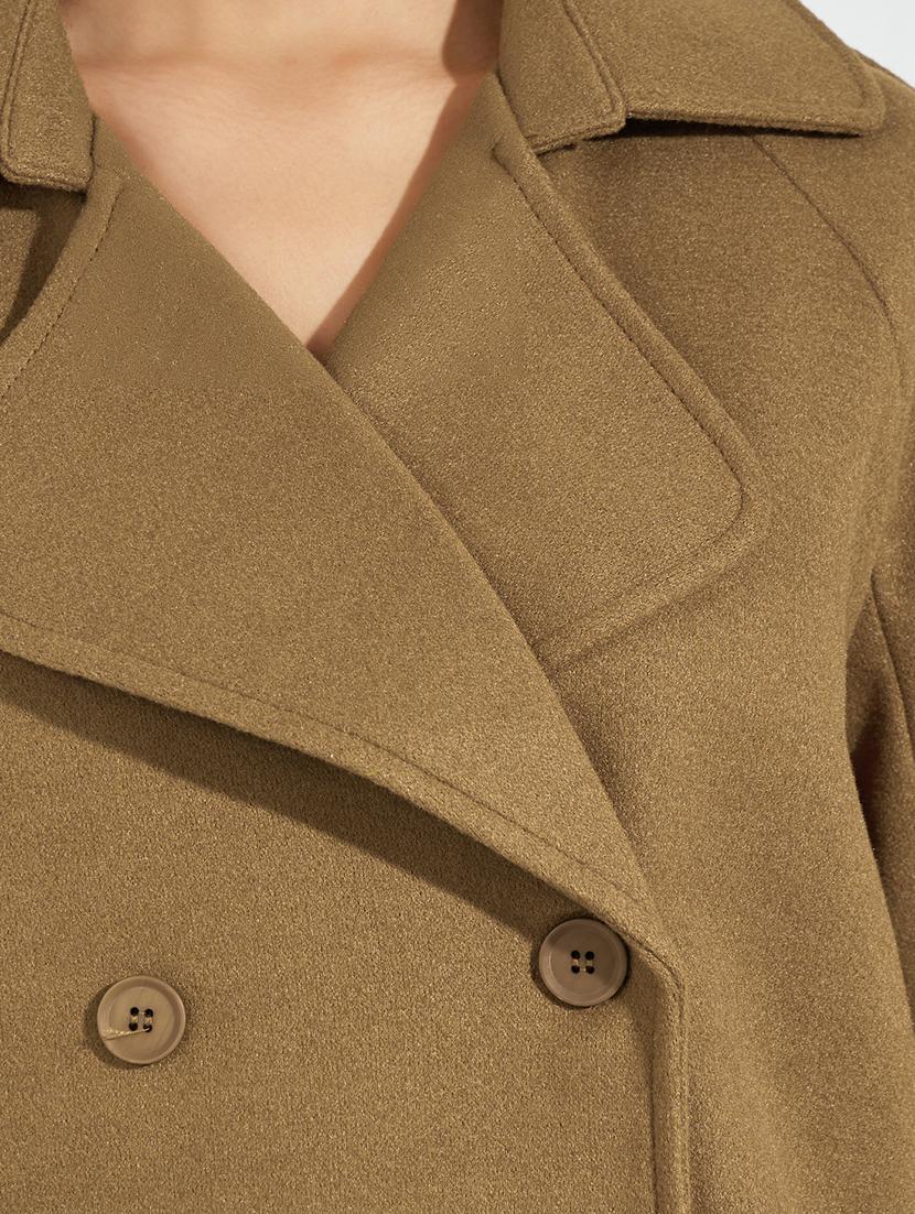 women brown solid full sleeve regular coat - 21547019 - Standard Image - 4