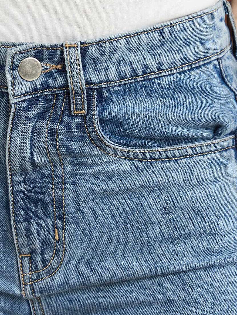 Blue Cotton Jeans