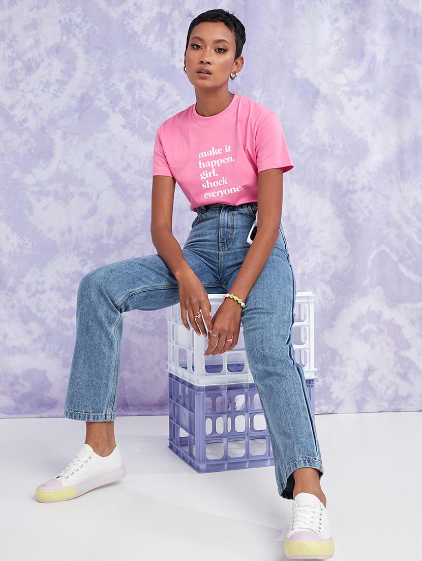 women blue straight fit jean - 21547042 -  Standard Image - 1
