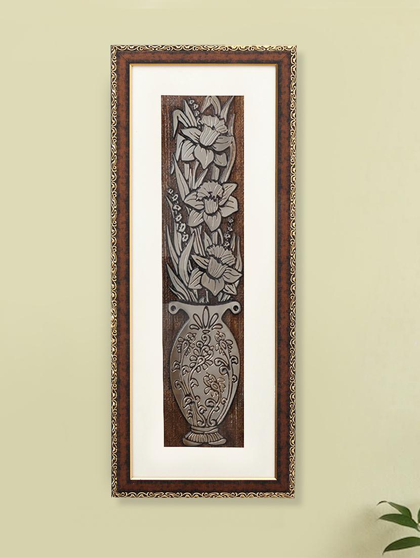 antique flower egyptian painting | golden and brown design - 21547450 -  Zoom Image - 0