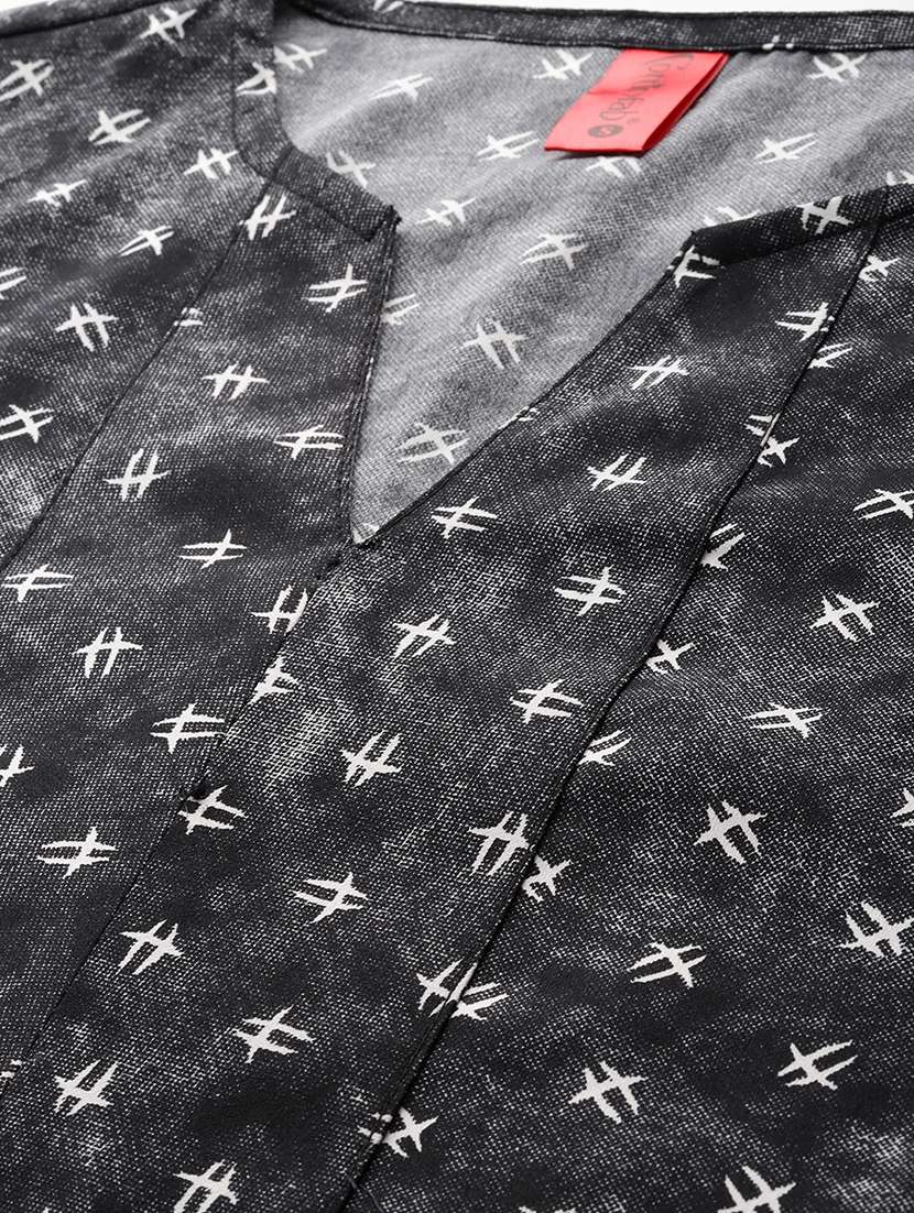 women printed shirt and trouser co-ord set - 21547520 -  Standard Image - 4