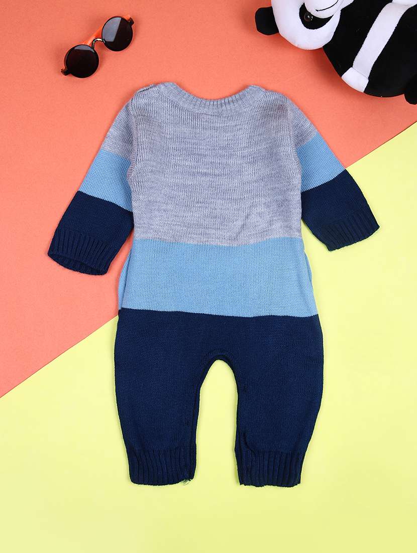 kids self designed long sleeve romper - 21547622 -  Standard Image - 1