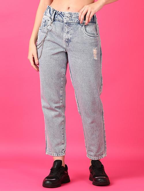 women mid high rise denim jeans - 21547707 -  Standard Image - 0