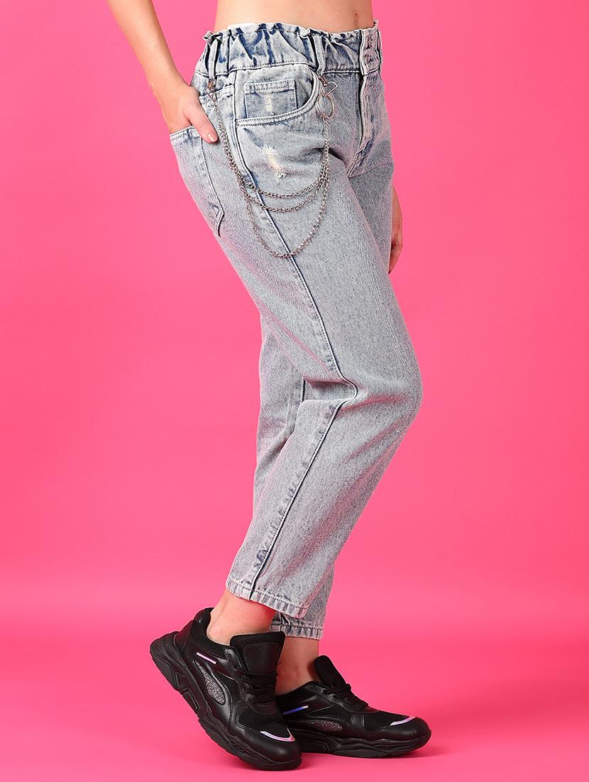 women mid high rise denim jeans - 21547707 -  Standard Image - 1