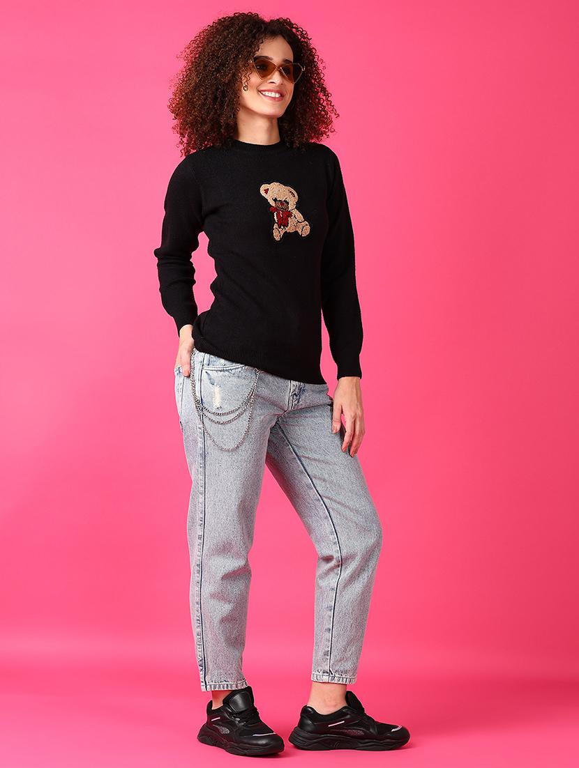 women mid high rise denim jeans - 21547707 - Standard Image - 4