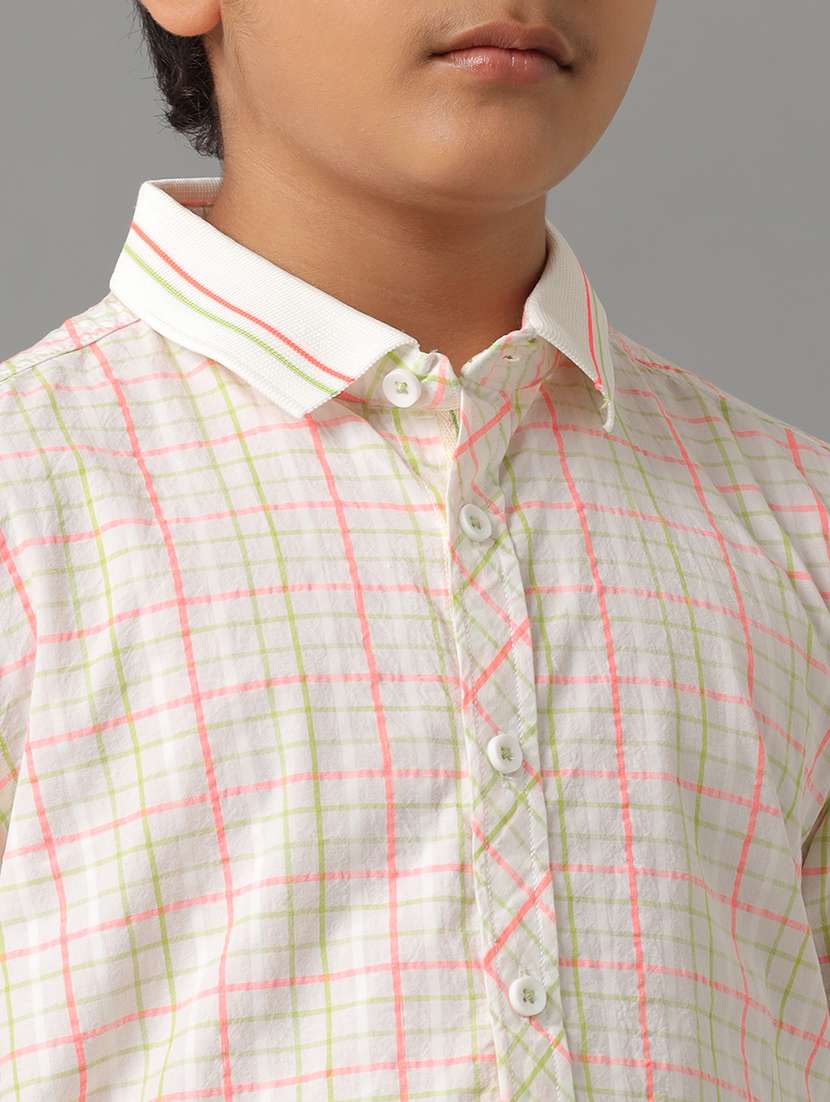boys checkered short sleeve shirt - 21549502 - Standard Image - 4