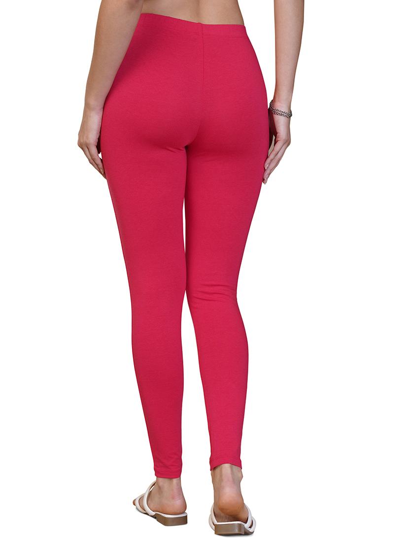 women solid ankle length leggings - 21549574 -  Standard Image - 1