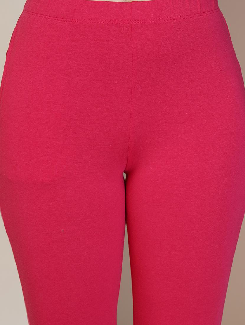 women solid ankle length leggings - 21549574 - Standard Image - 4