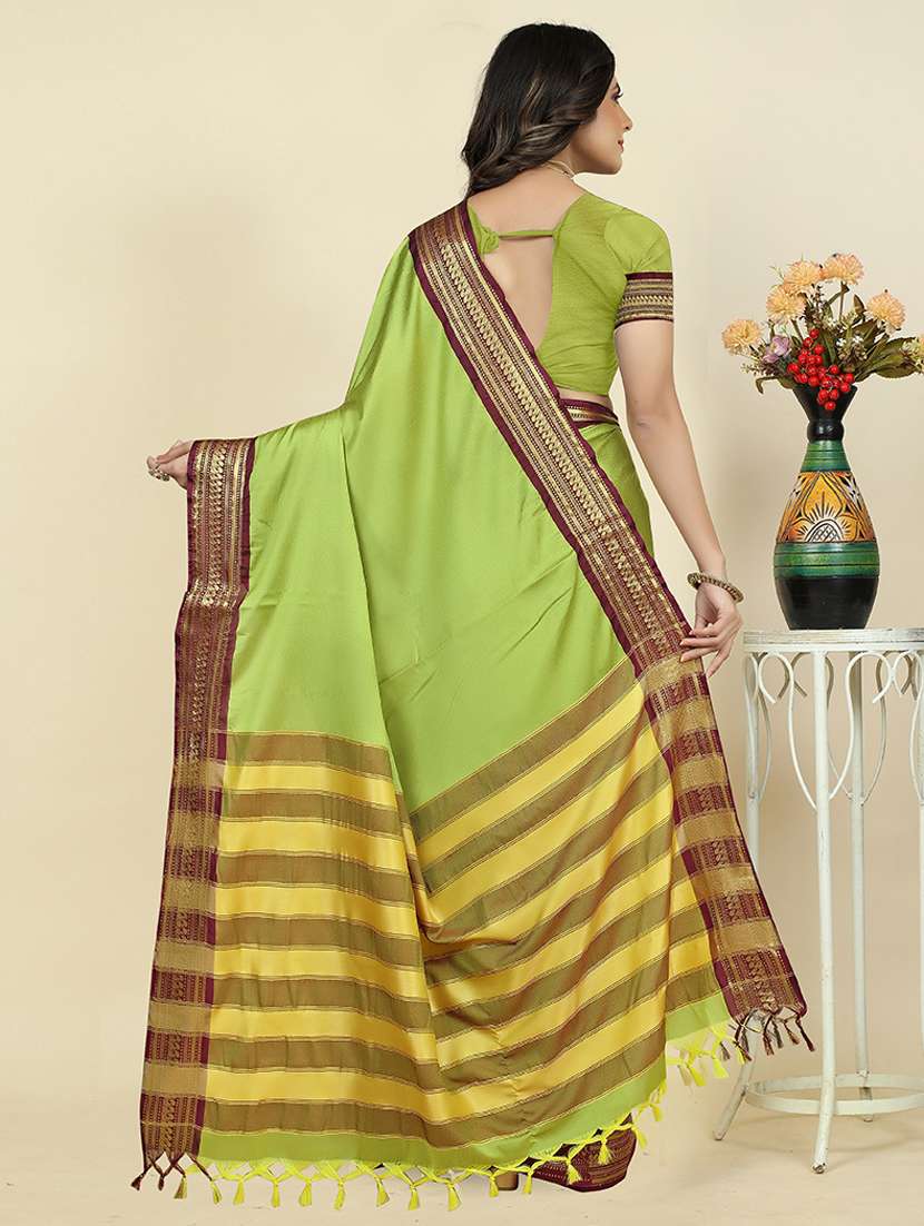women self-designed gadwal saree - 21549629 -  Standard Image - 1
