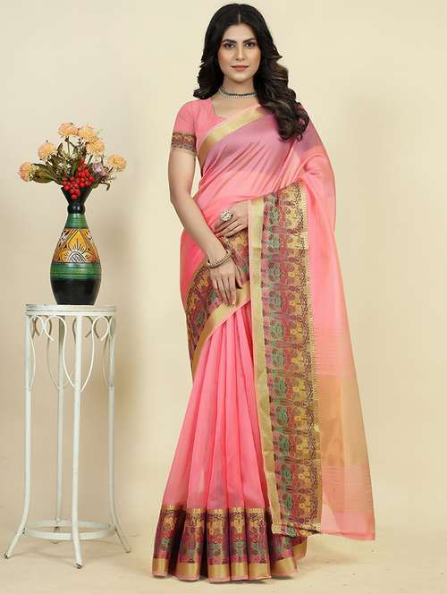 women self-designed bordered saree - 21549657 -  Standard Image - 0