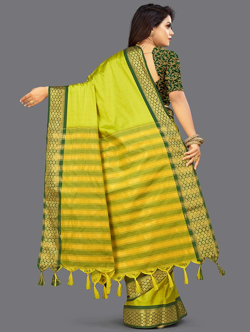 women self-designed bordered saree - 21549761 -  Standard Image - 1