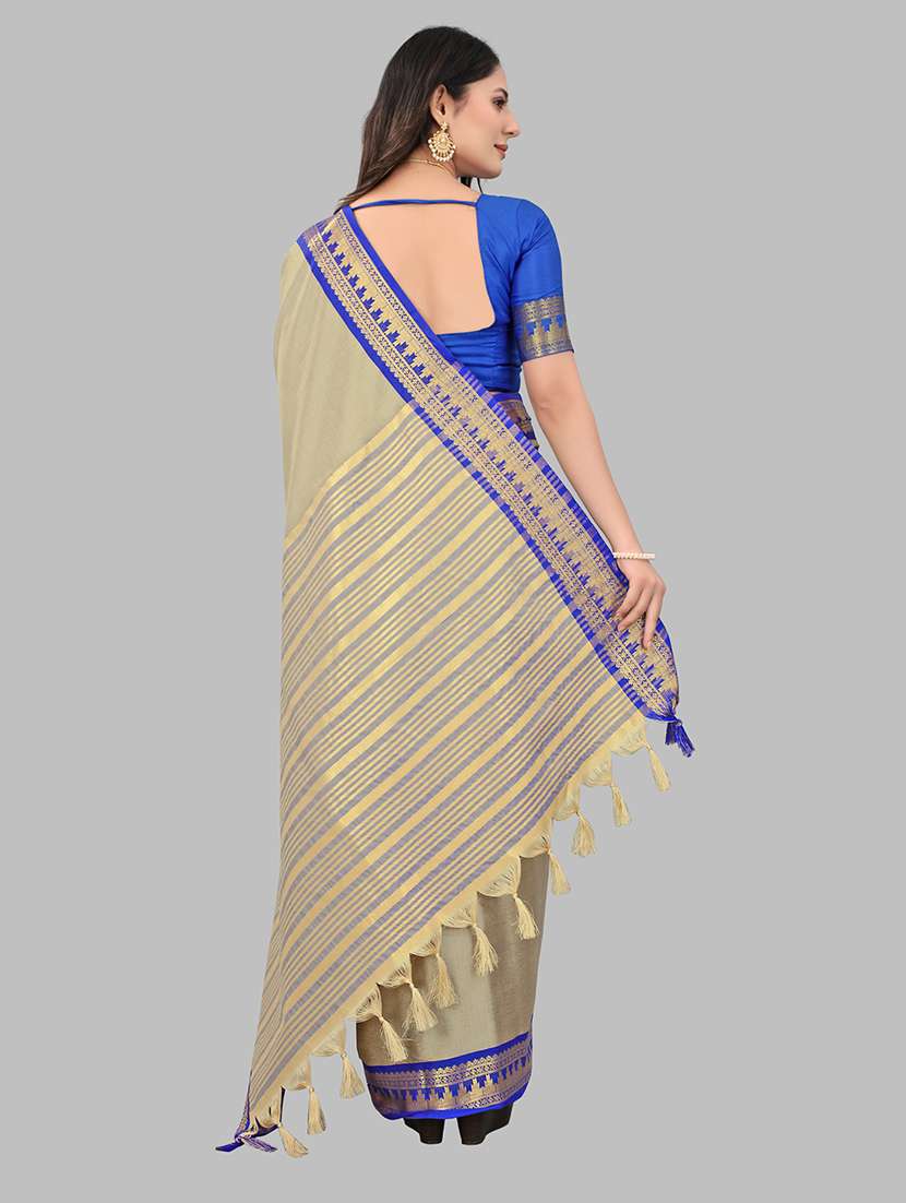 women self-designed bordered saree - 21549807 -  Standard Image - 1