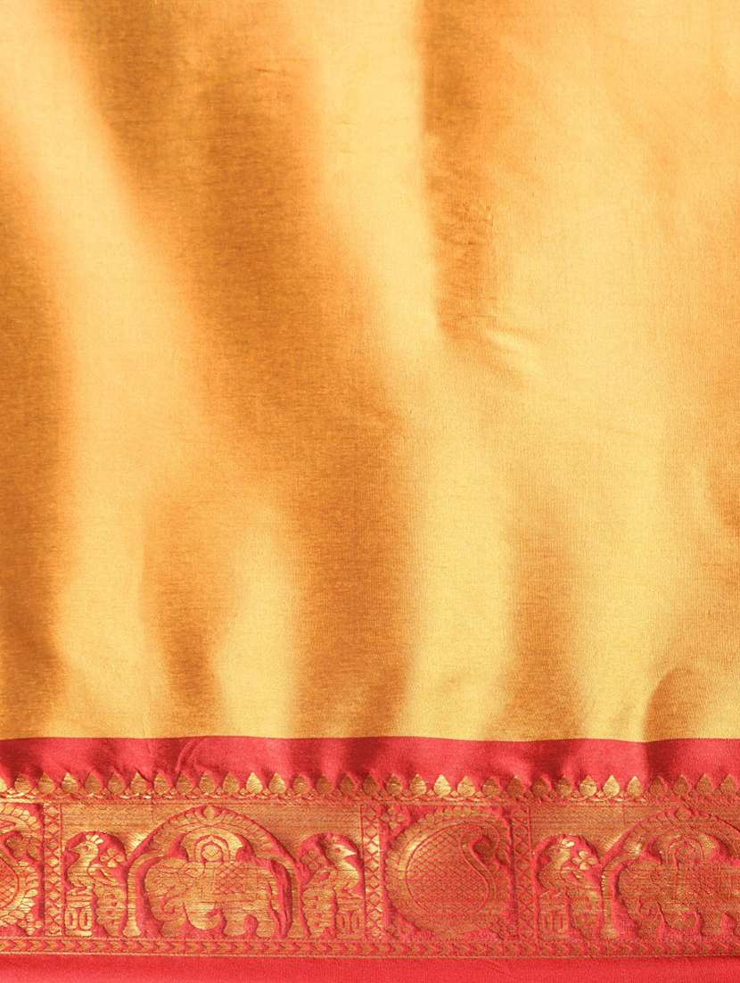 women self-designed gadwal saree - 21549813 - Standard Image - 4