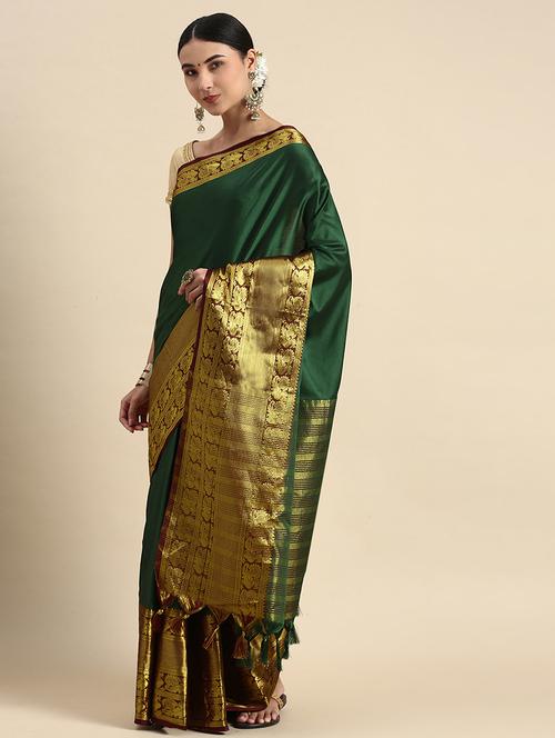 women self design kanjivaram saree - 21549820 -  Standard Image - 0