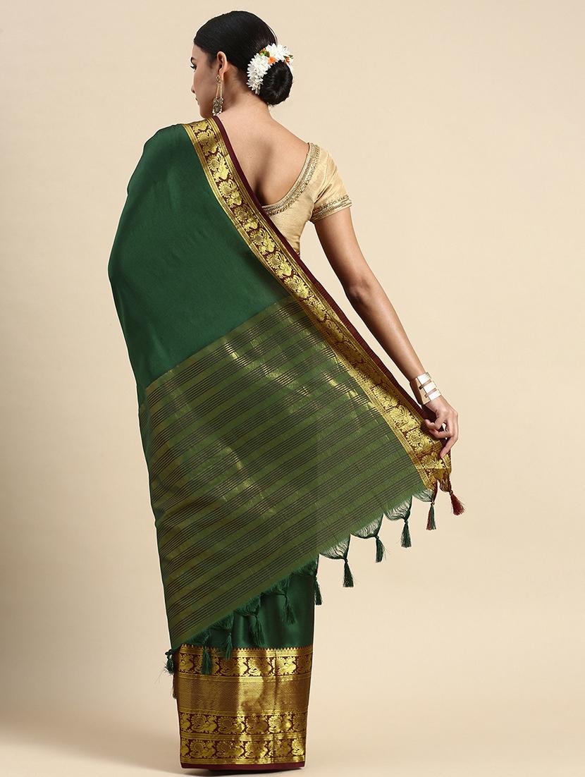 women self design kanjivaram saree - 21549820 -  Standard Image - 1