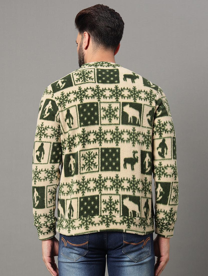 men all over print long sleeve sweatshirt - 21550004 -  Standard Image - 1