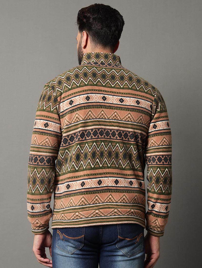 men all over print long sleeve sweatshirt - 21550008 - Standard Image - 1