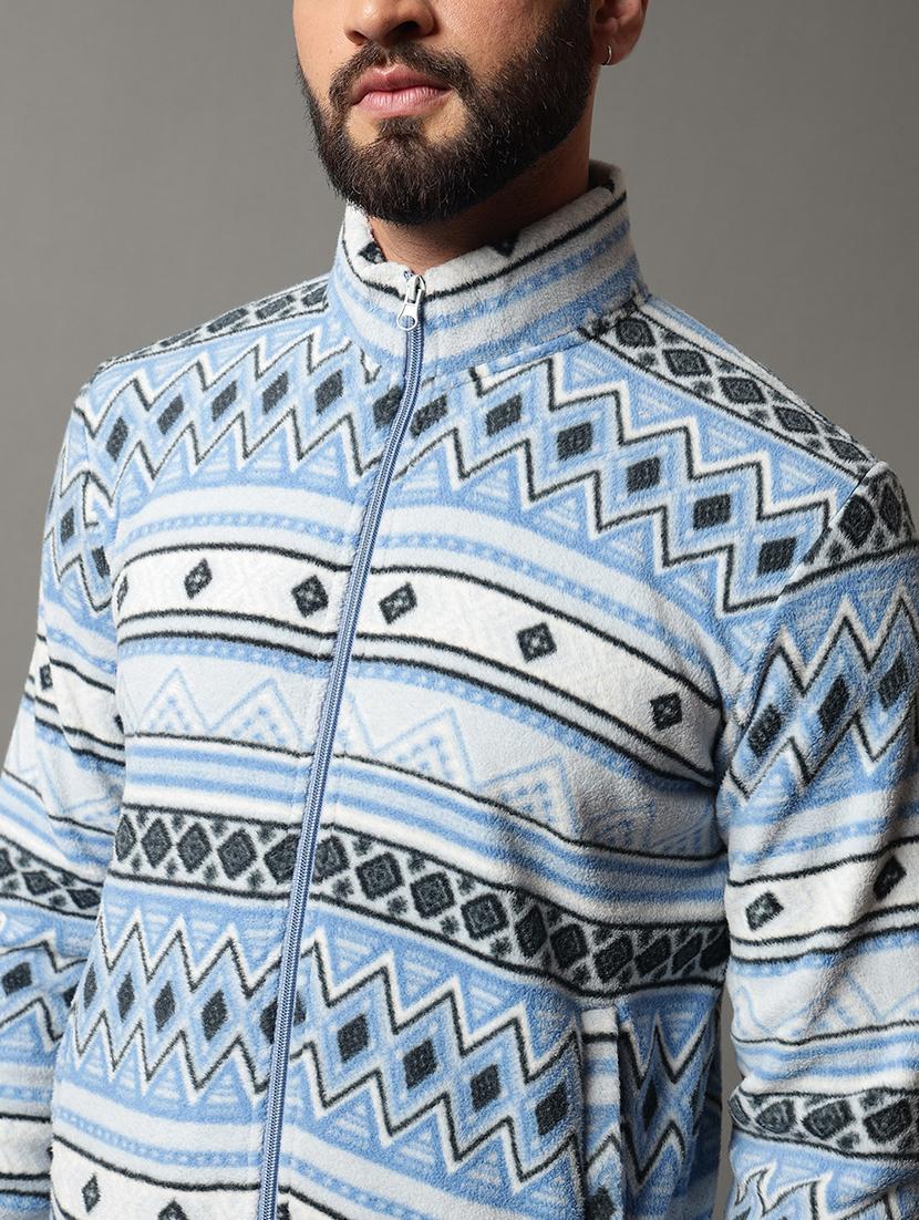 men all over print long sleeve sweatshirt - 21550009 - Standard Image - 4