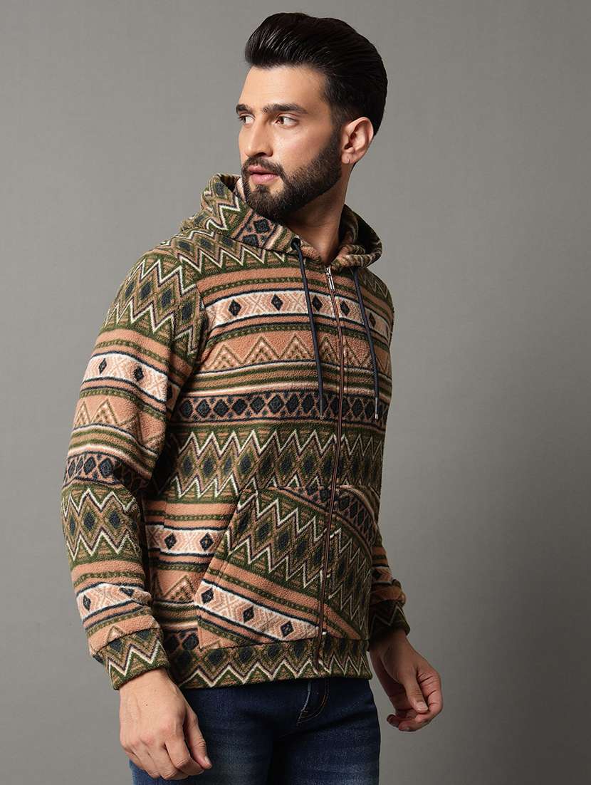 men all over print long sleeve sweatshirt