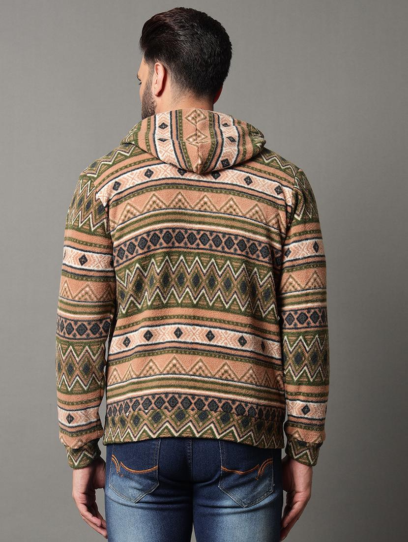 men all over print long sleeve sweatshirt - 21550014 - Standard Image - 1