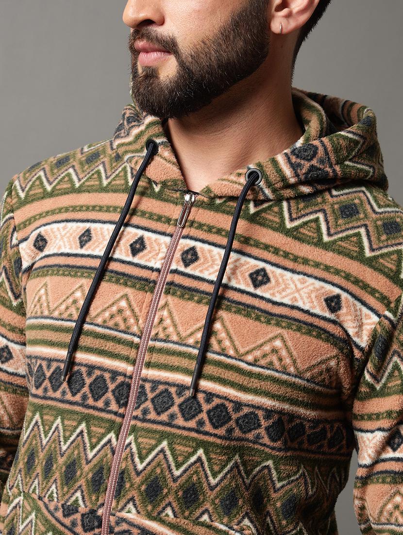men all over print long sleeve sweatshirt - 21550014 - Standard Image - 4