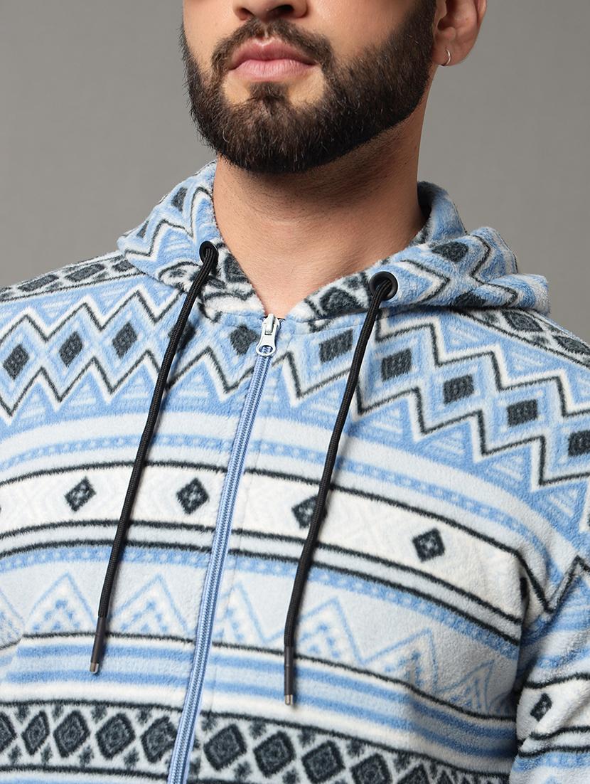 men all over print long sleeve sweatshirt - 21550015 - Standard Image - 4