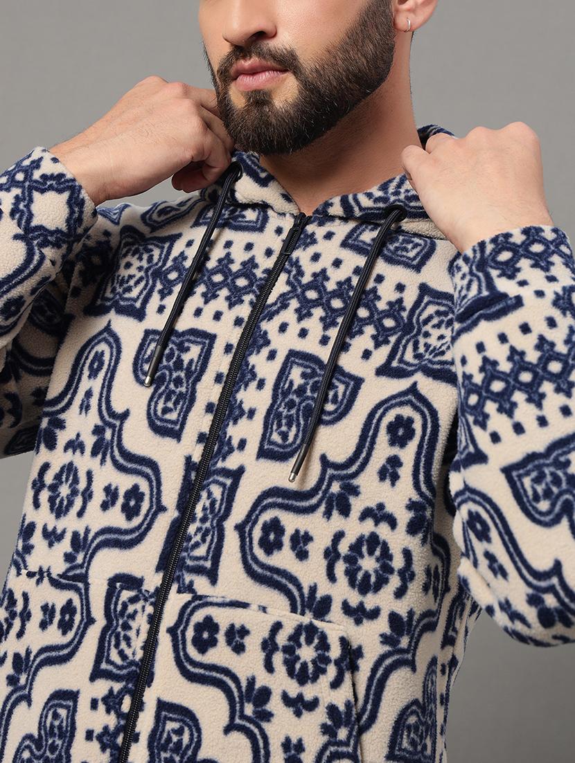 men all over print long sleeve sweatshirt - 21550019 - Standard Image - 4