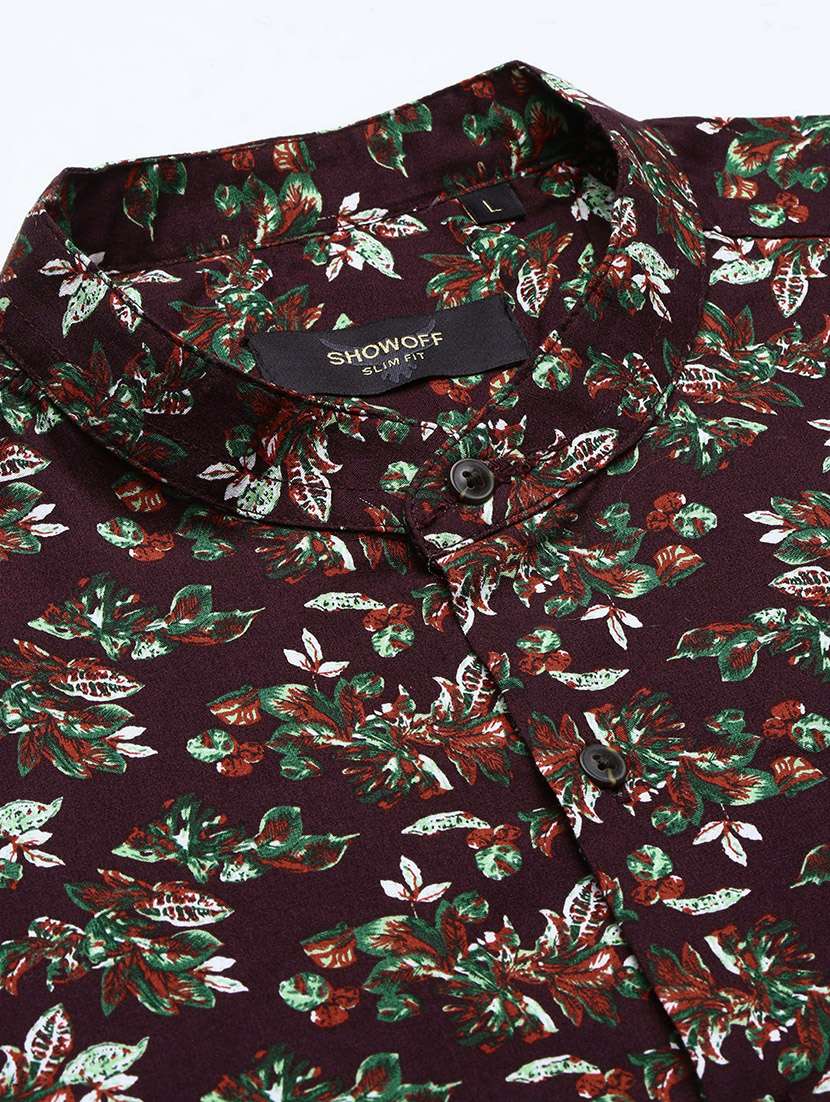 men floral long sleeve casual shirt - 21550097 - Standard Image - 6