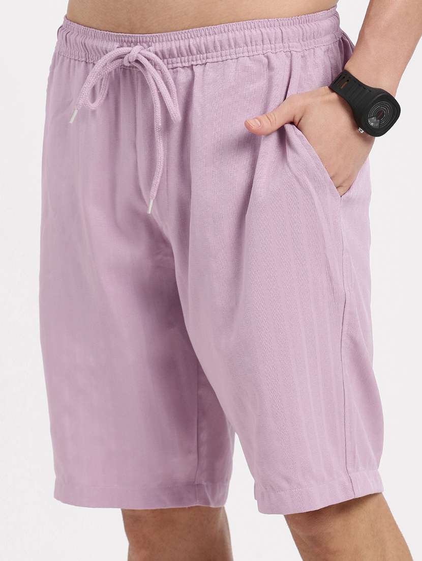 men solid shirt & shorts co-ord set - 21550189 -  Standard Image - 6