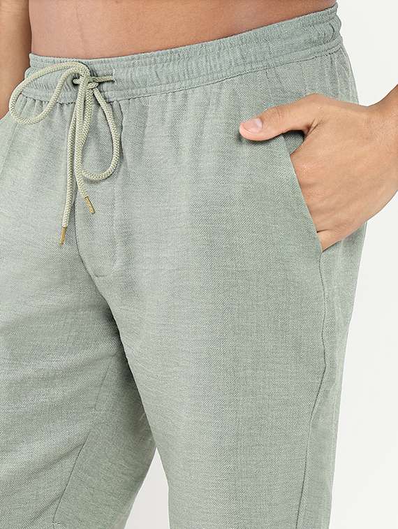 men solid shirt & shorts co-ord set - 21550200 -  Standard Image - 6