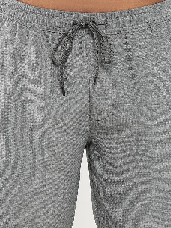 men solid shirt & shorts co-ord set - 21550202 - Standard Image - 6