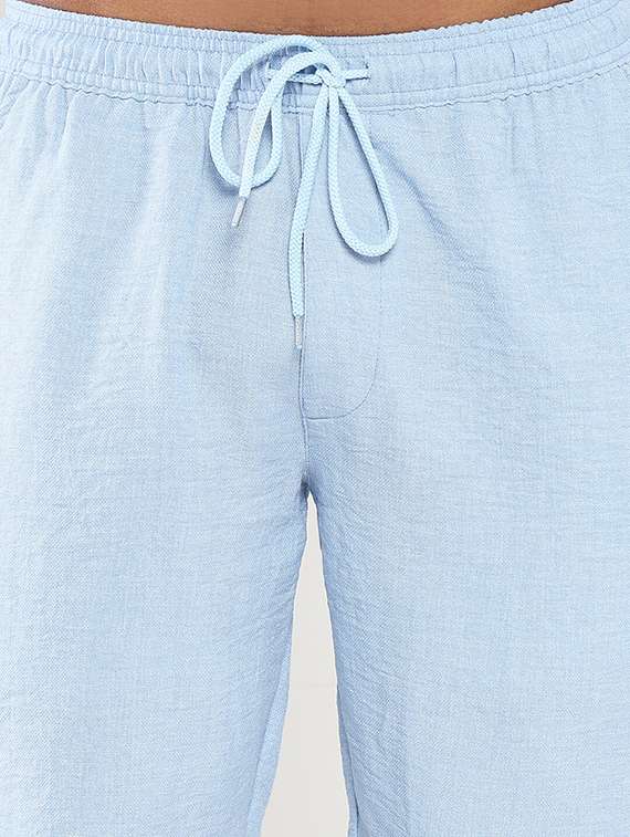 men solid shirt & shorts co-ord set - 21550206 -  Standard Image - 6