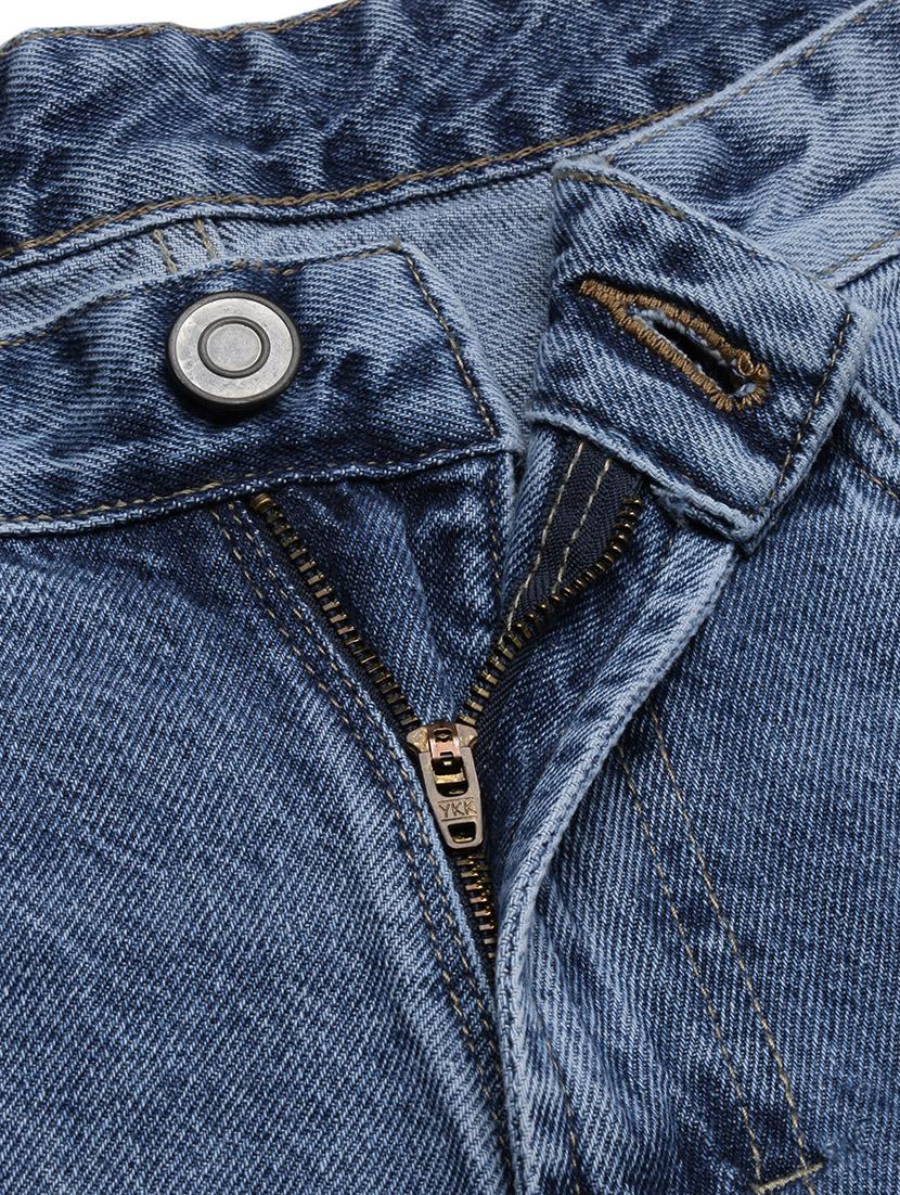 men low rise plain denim jeans - 21550224 - Standard Image - 6
