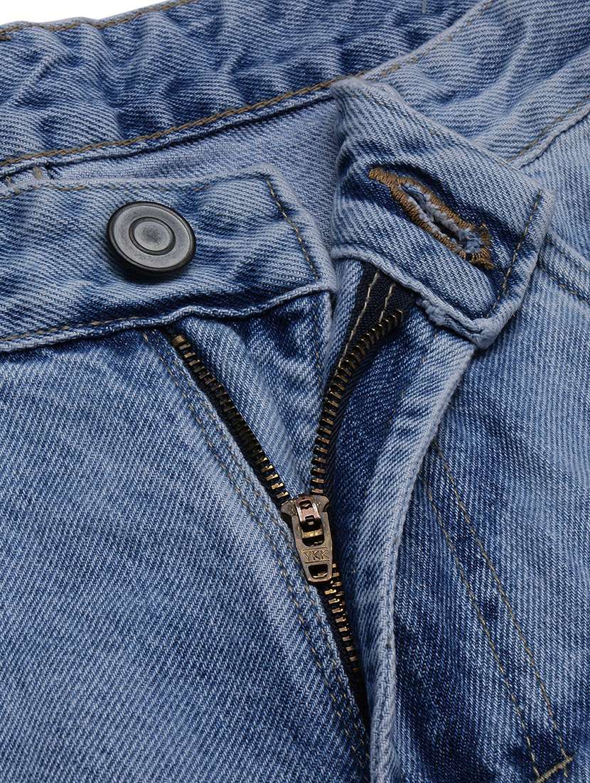 men low rise plain denim jeans - 21550225 - Standard Image - 6