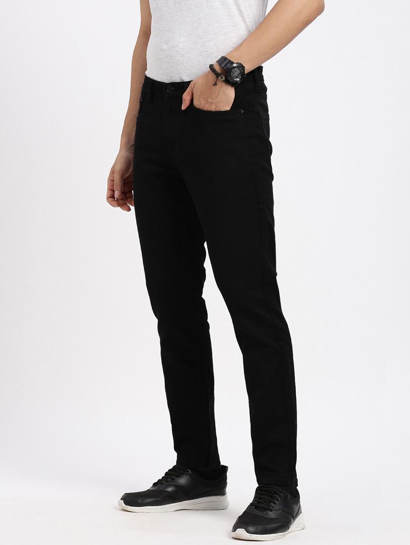 men solid mid rise slim fit jean - 21550235 -  Standard Image - 1