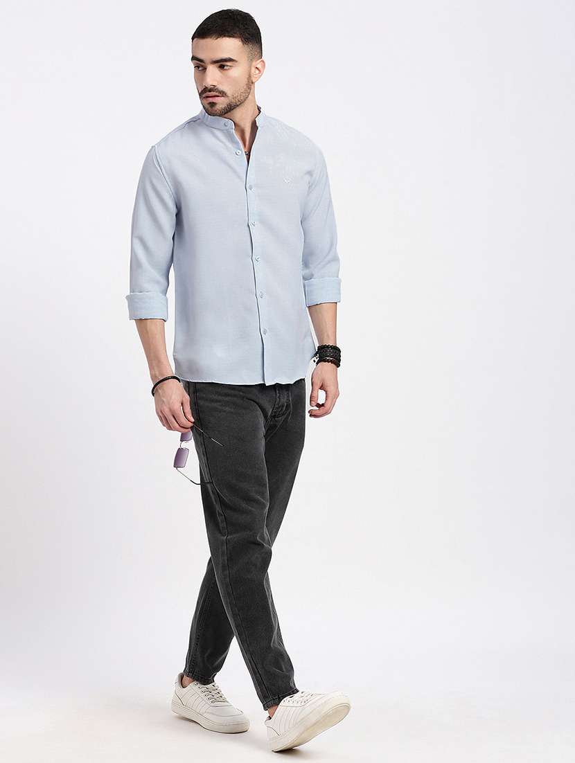 men solid mid rise relaxed fit jean - 21550236 -  Standard Image - 4