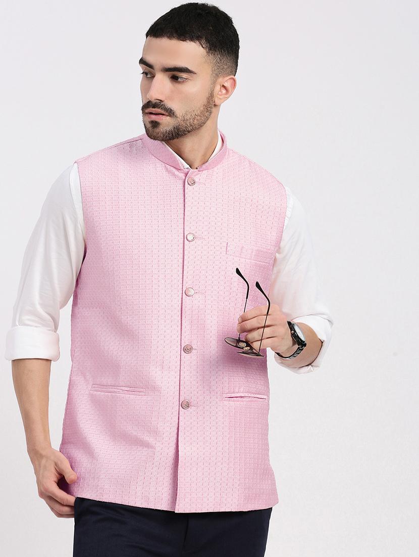men self designed nehru jacket - 21550269 -  Standard Image - 1