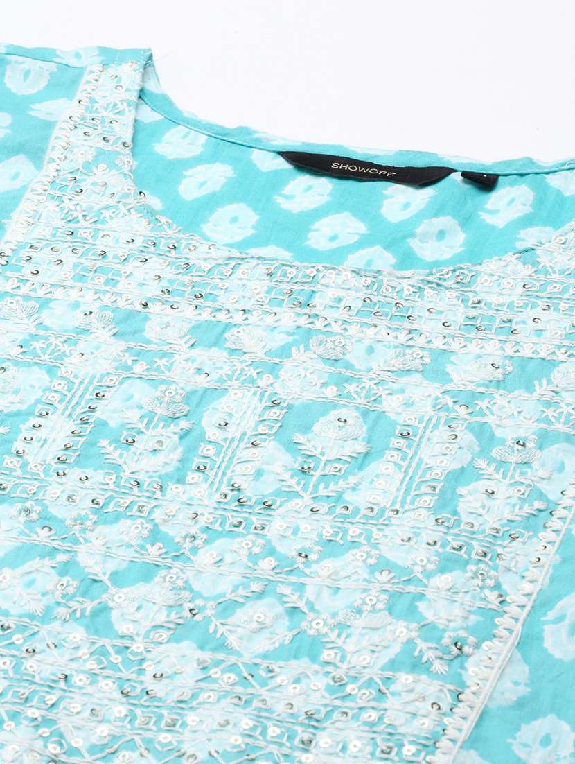 women printed round neck kurta pant with dupatta set - 21550304 -  Standard Image - 6