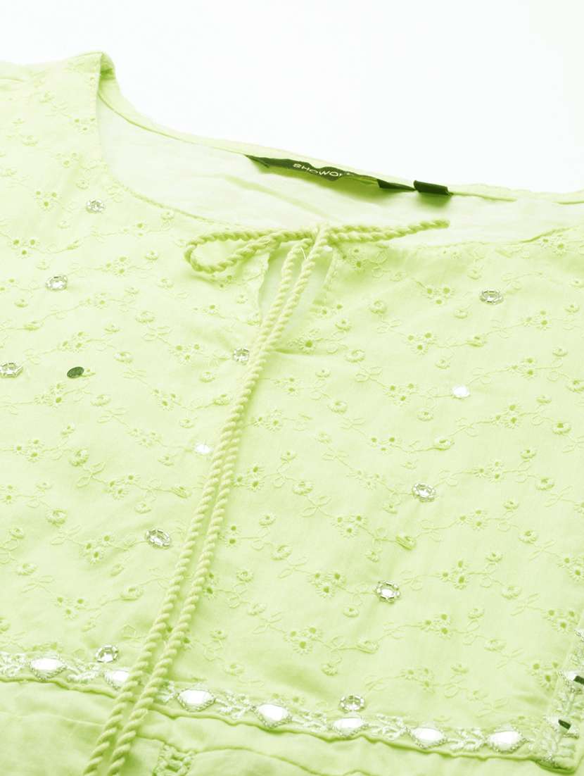 women three quarter sleeve kurta pant with dupatta set - 21550340 -  Standard Image - 6