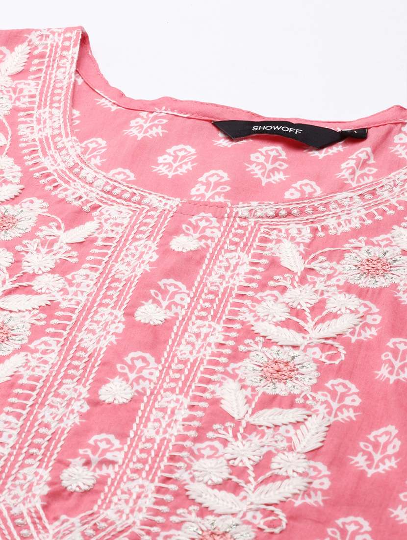 women printed kurta pant set with dupatta - 21550342 -  Standard Image - 6