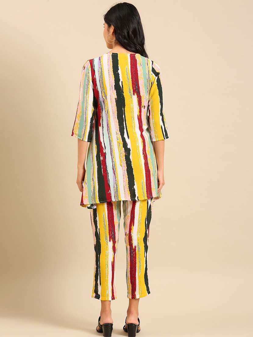 women printed top pant co-ord set - 21550354 -  Standard Image - 1