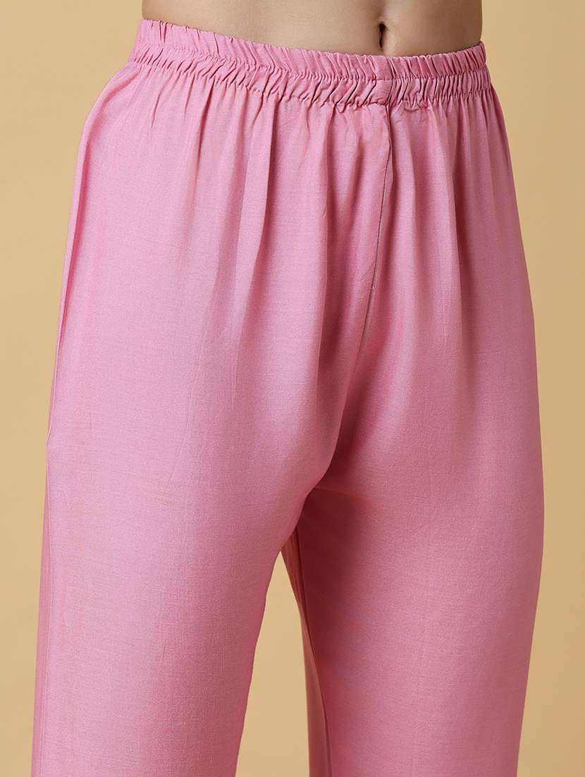 women three quarter sleeve kurta pant with dupatta set - 21550403 -  Standard Image - 6