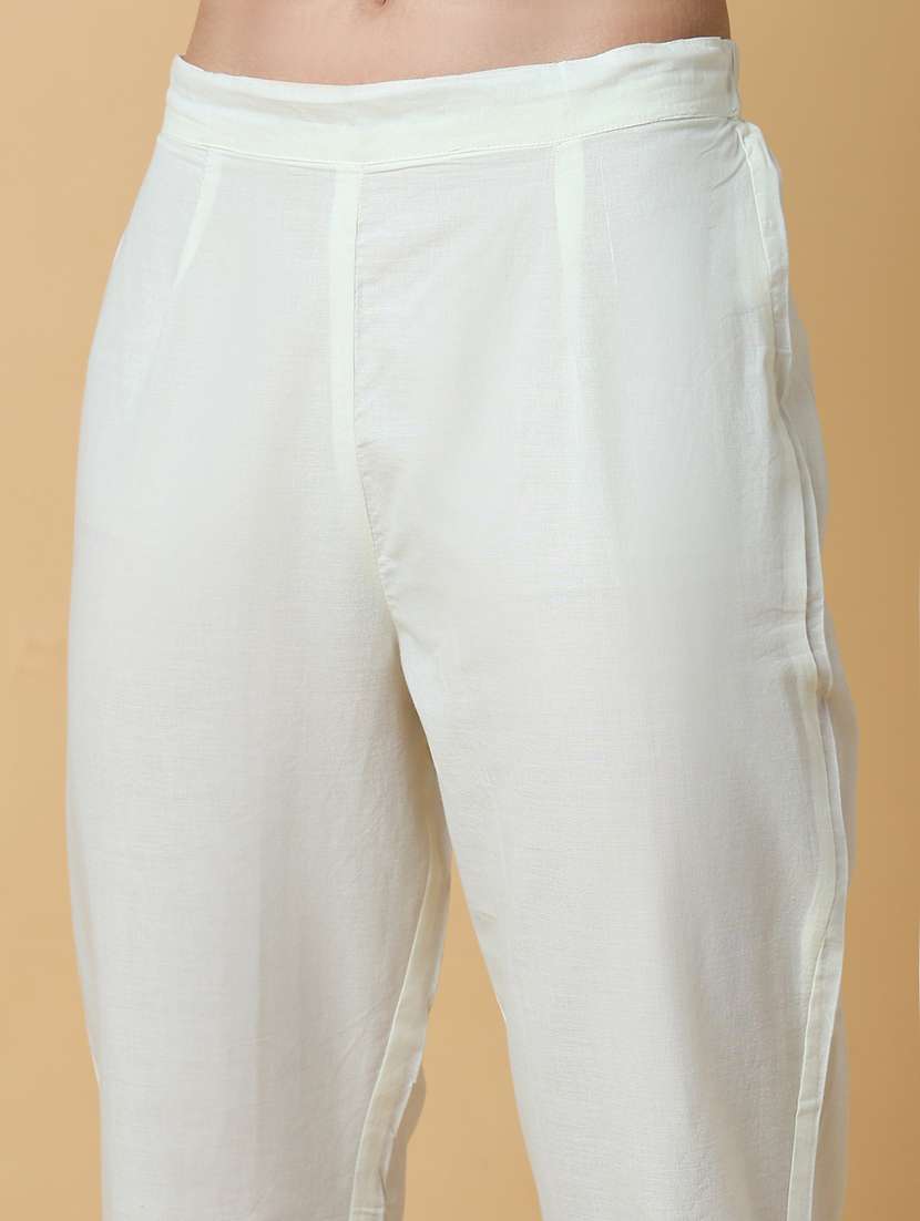 women three quarter sleeve kurta pant with dupatta set - 21550409 -  Standard Image - 6